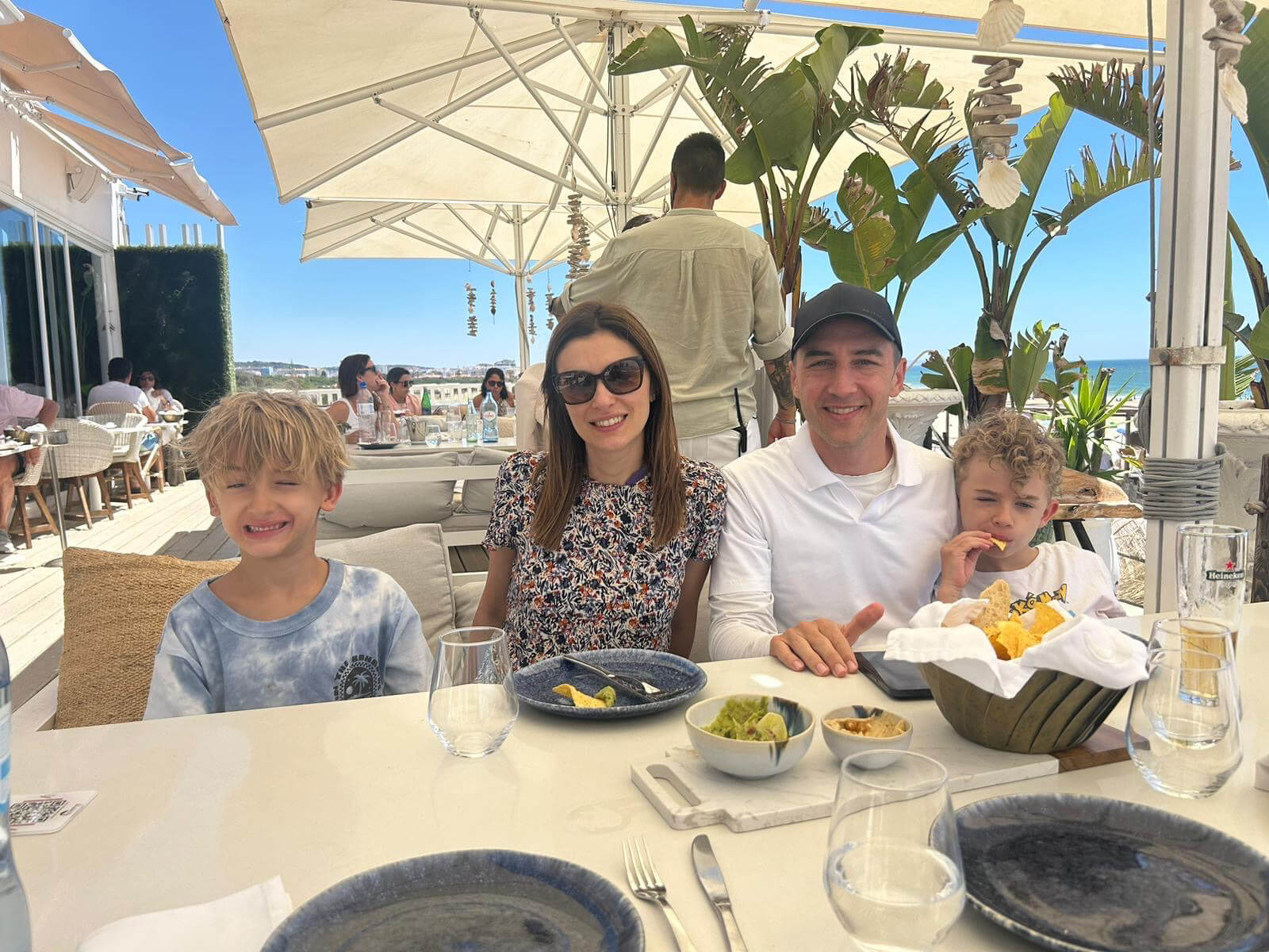 Mr. John and Mrs. Elisa McCosh with their sons